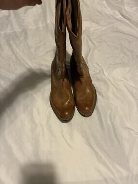 Alter’d State Brown Cowgirl boots With Butterfly Detail Sz 7.5